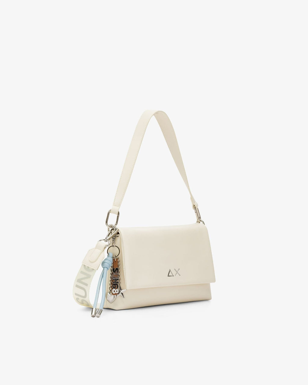 Sun68 Pochette con tracolla bianco panna