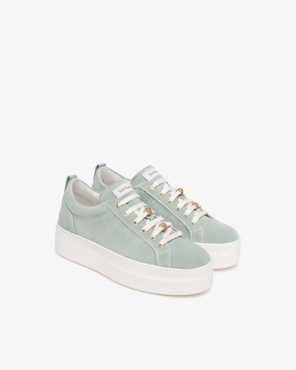 Nerogiardini sneakers verde salvia