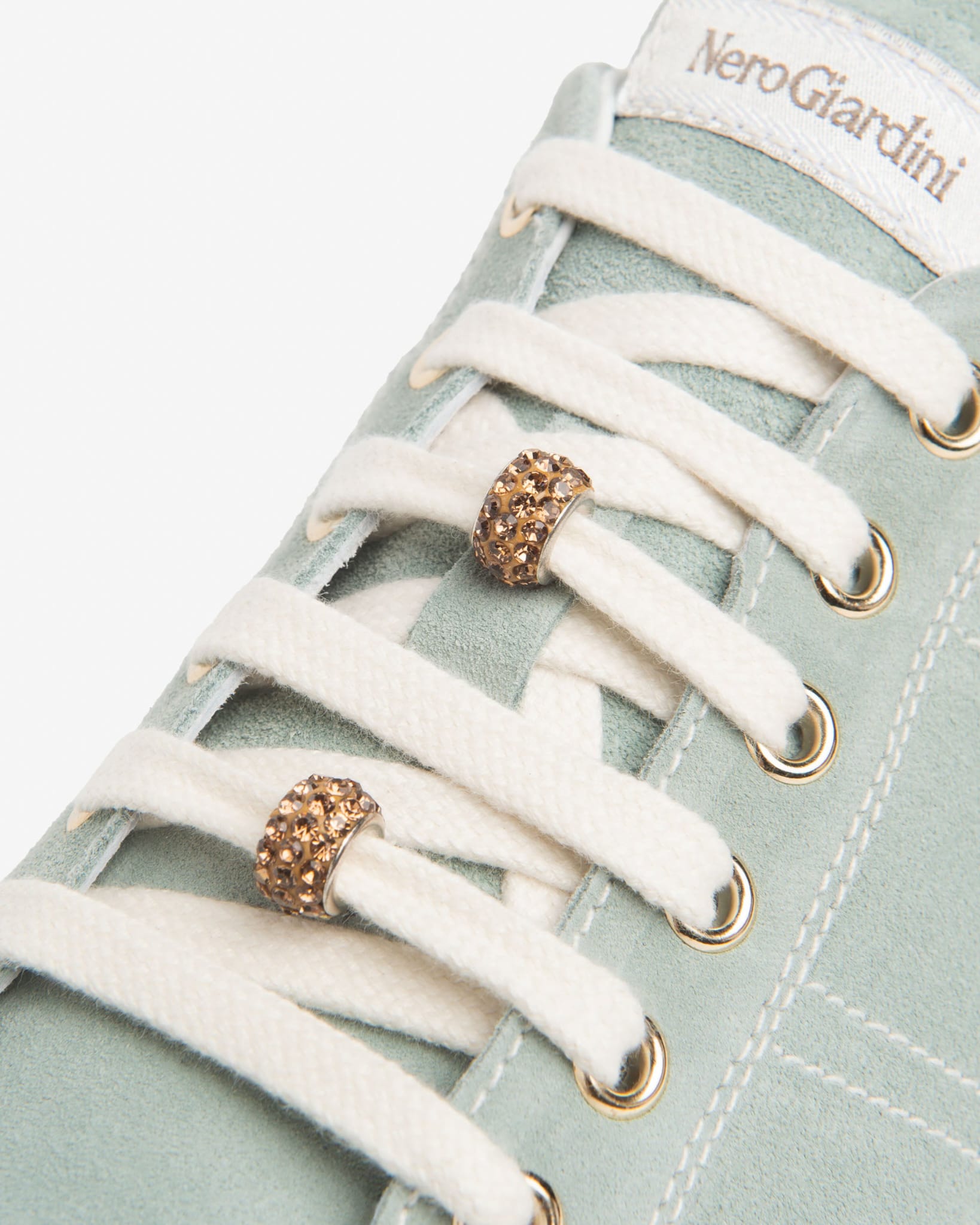 Nerogiardini sneakers verde salvia