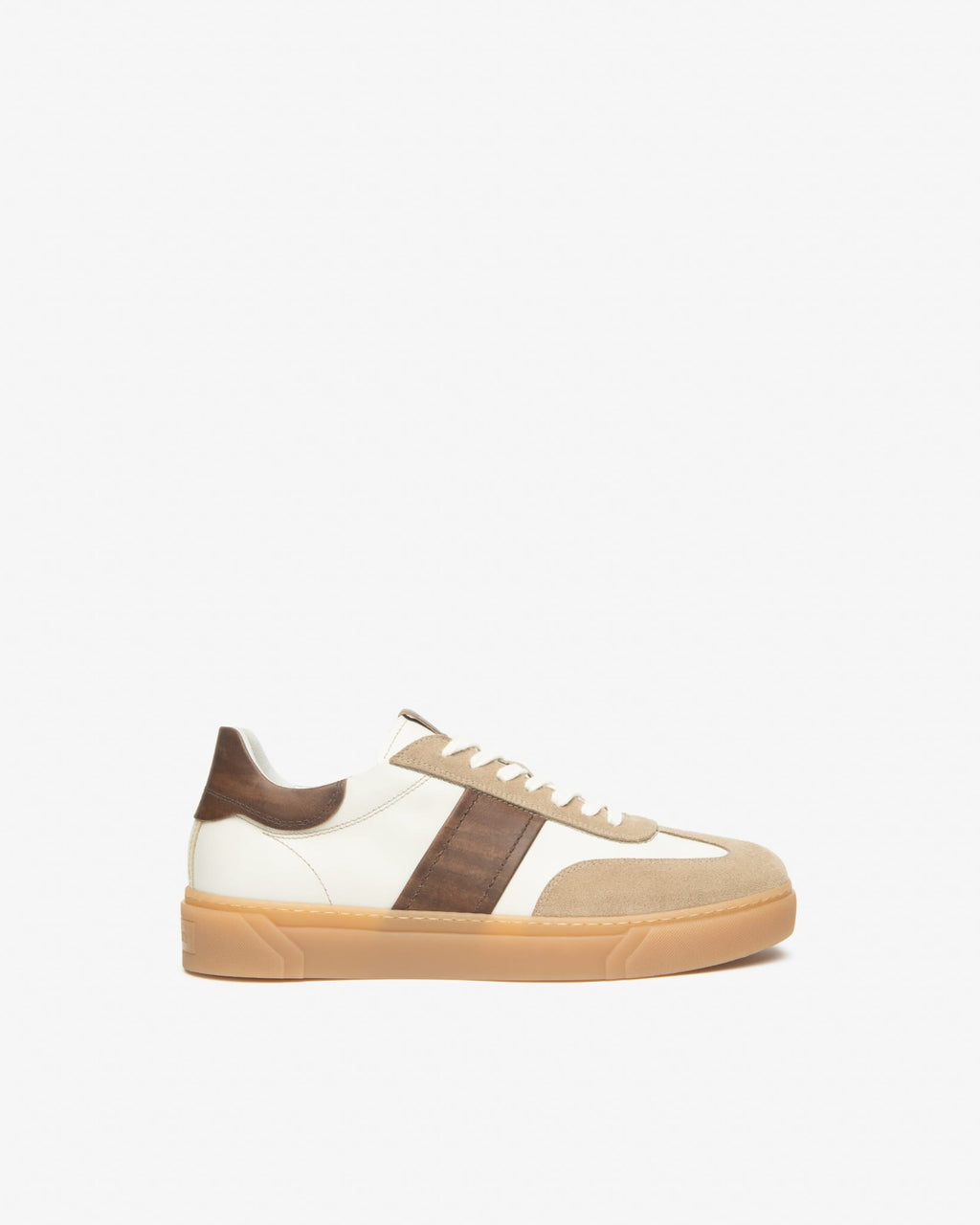 Nerogiardini sneakers bianco/camel