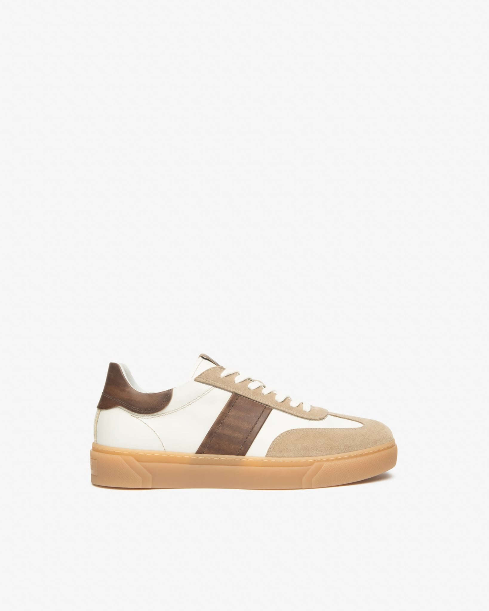 Nerogiardini sneakers bianco/camel