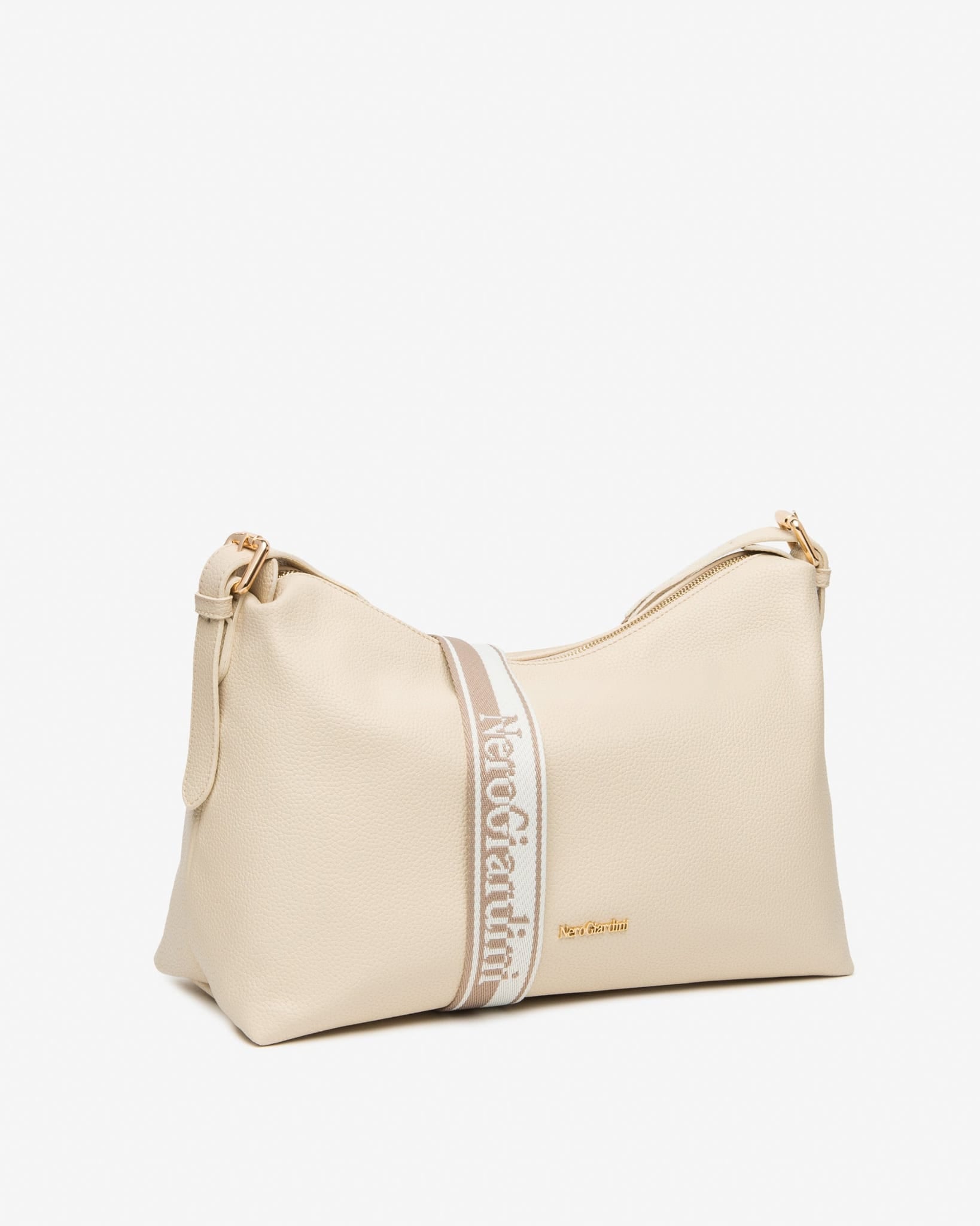 Nerogiardini borsa tracolla panna