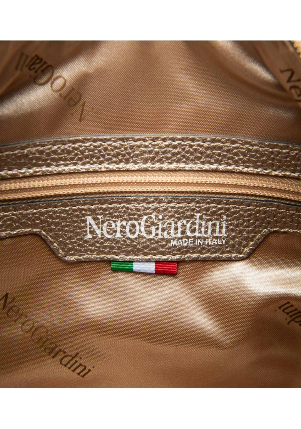 Nerogiardini borsa tracolla platino