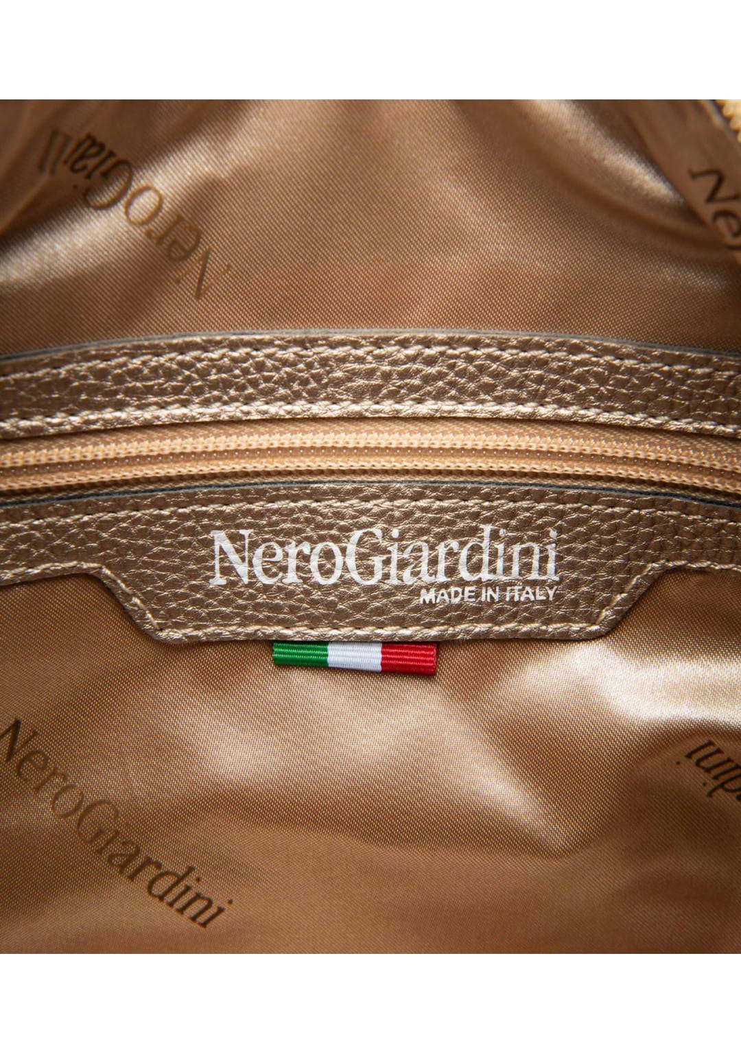 Nerogiardini borsa tracolla platino