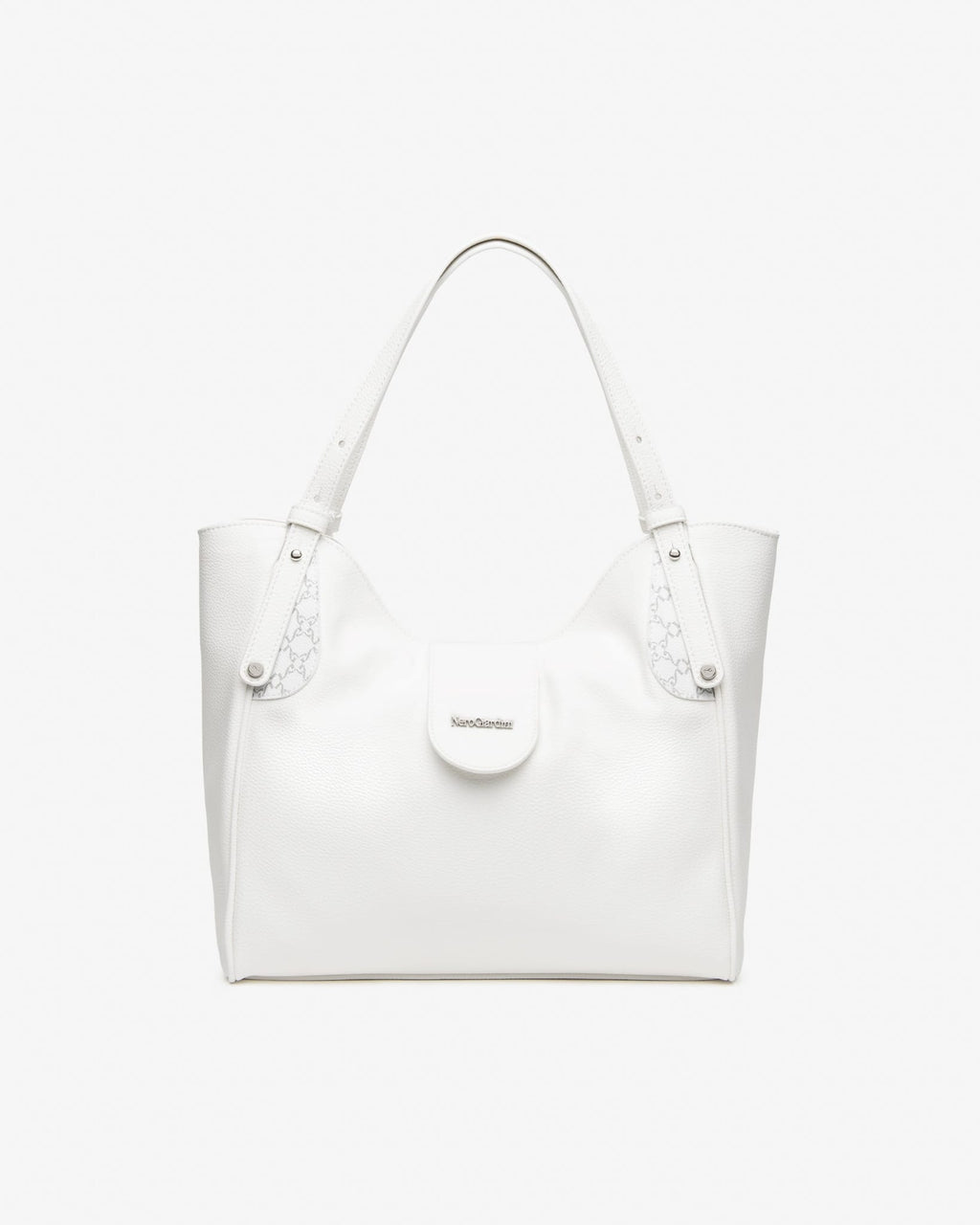 Nerogiardini borsa a spalla bianco