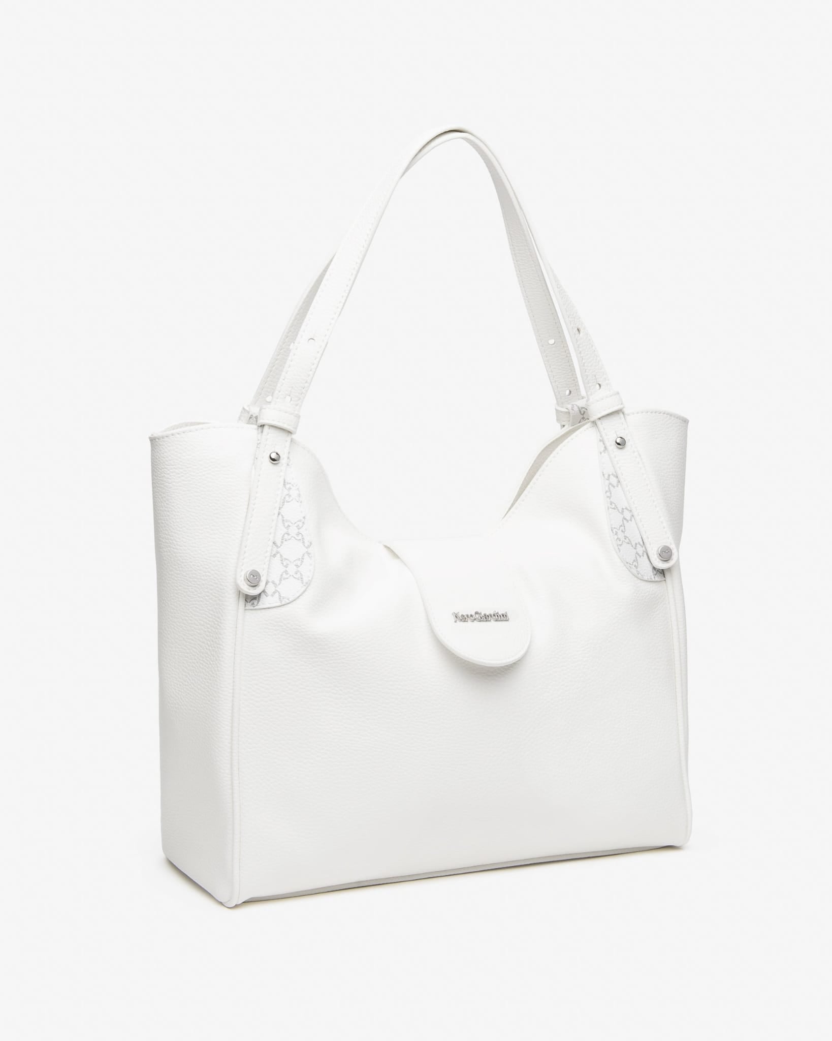 Nerogiardini borsa a spalla bianco