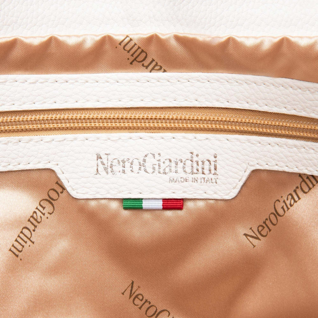 Nerogiardini borsa a spalla bianco