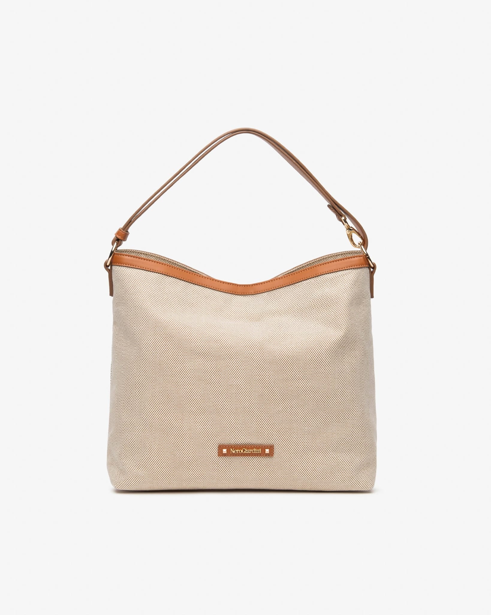 Nerogiardini borsa a spalla beige
