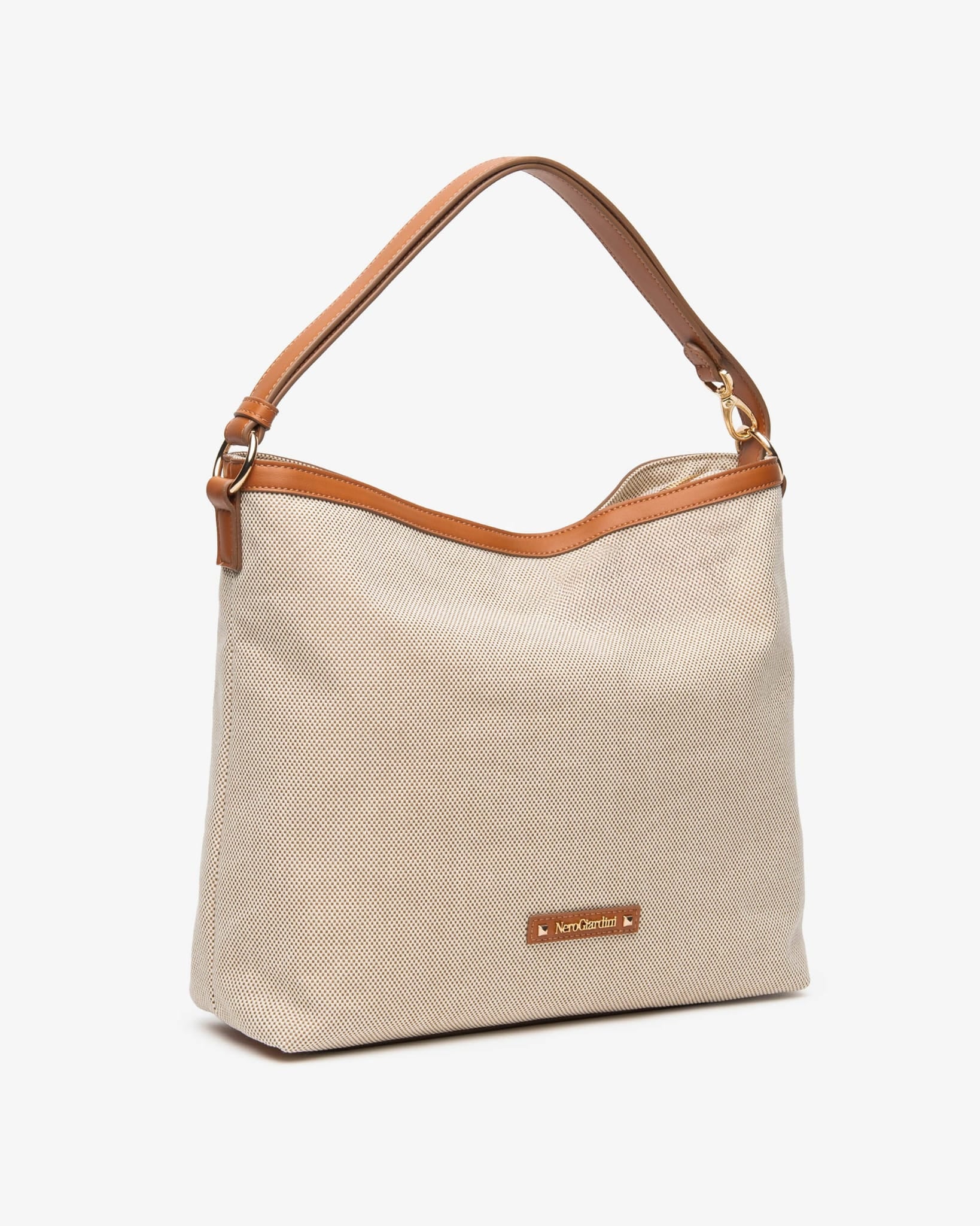 Nerogiardini borsa a spalla beige
