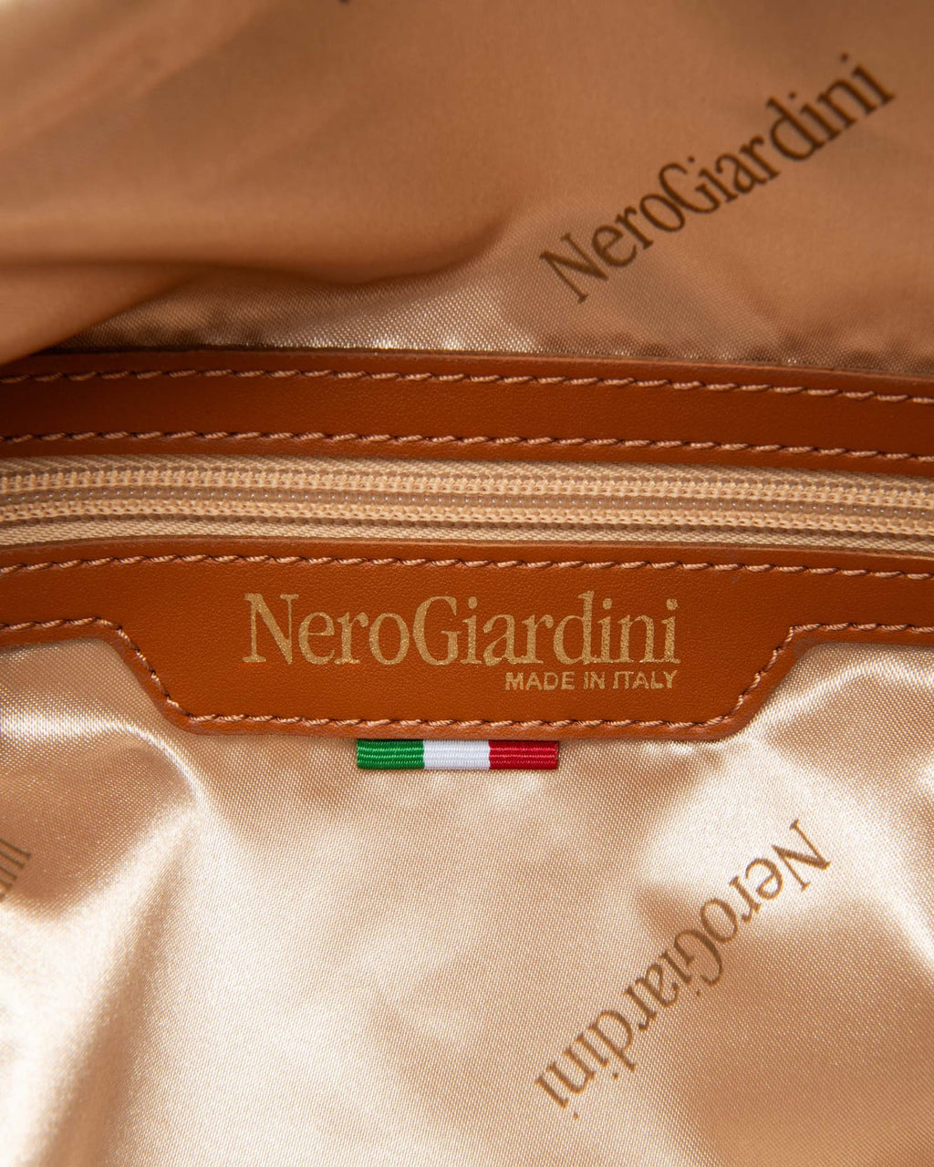 Nerogiardini borsa a spalla beige