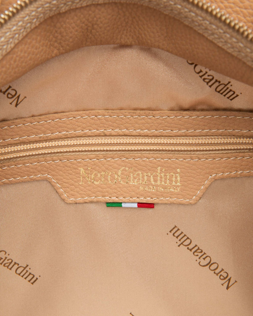 Nerogiardini borsa a spalla beige