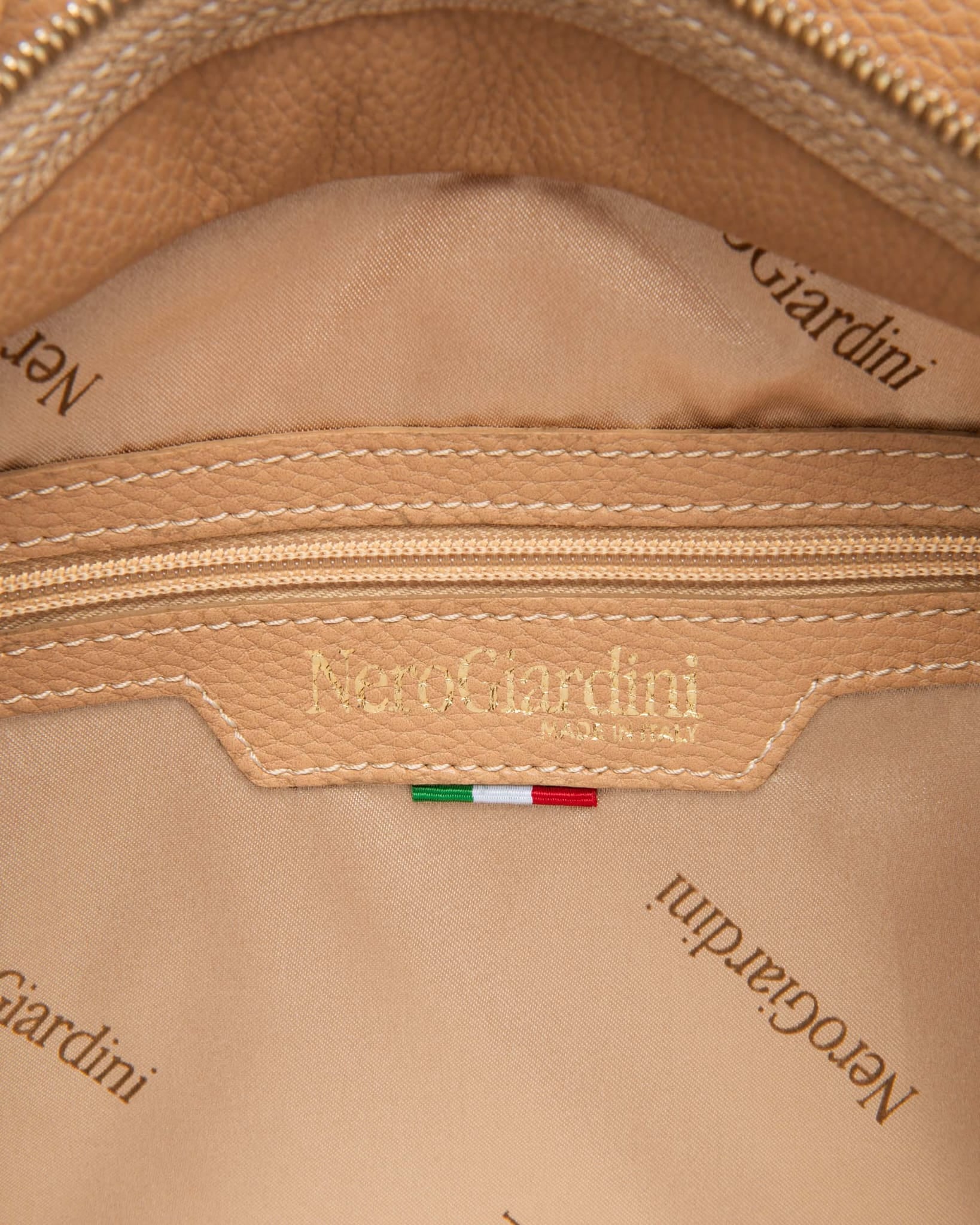 Nerogiardini borsa a spalla beige