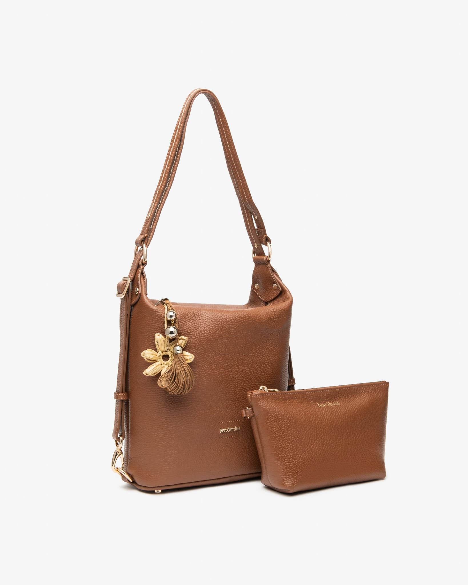Nerogiardini borsa tracolla marrone