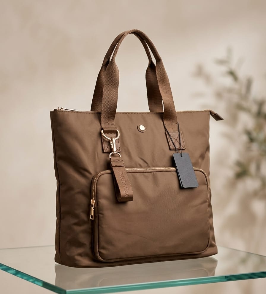 Igi&Co Borsa a tracolla in tessuto testa di moro