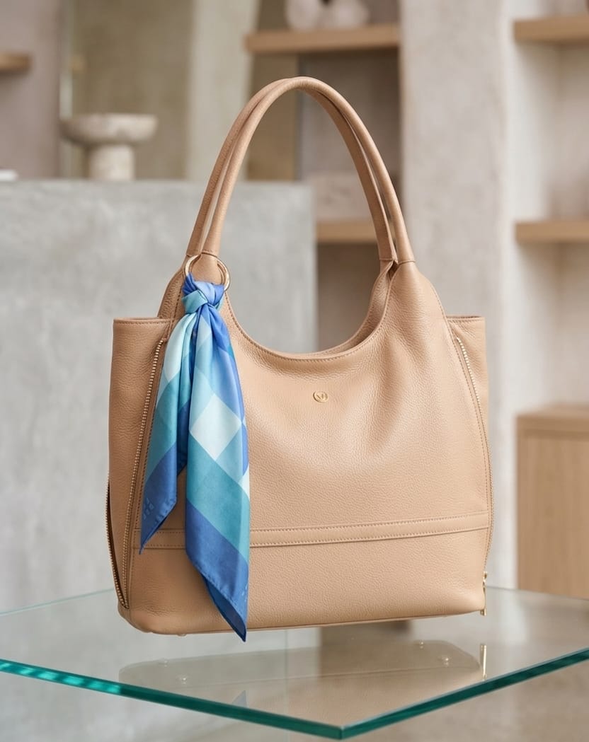 Igi&Co Borsa in ecopelle beige