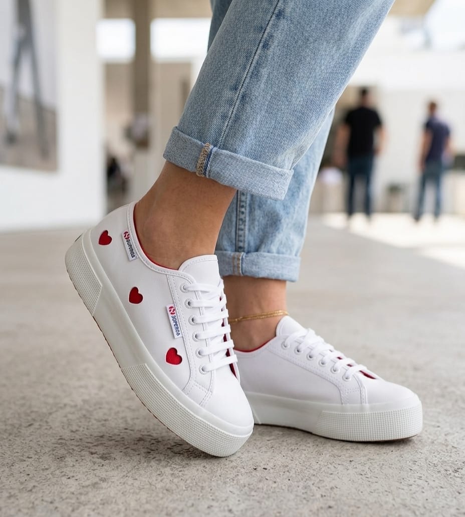 Superga sneakers bianche