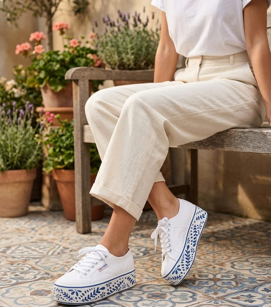 Superga sneakers bianche