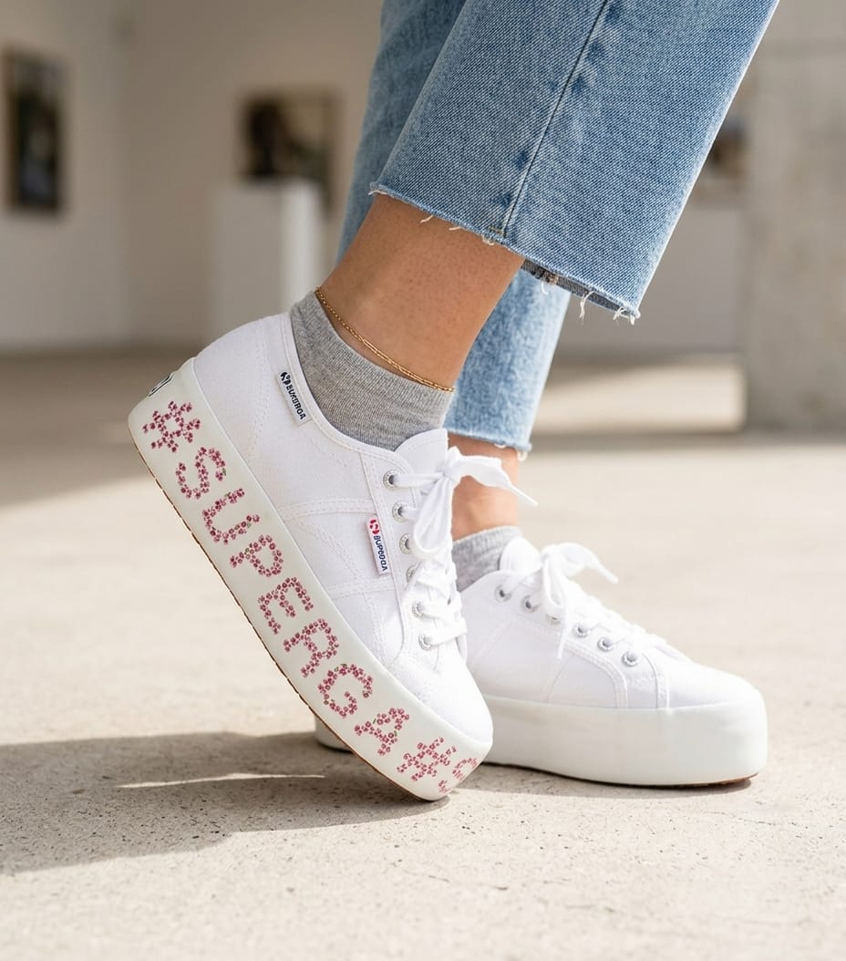 Superga sneakers bianche